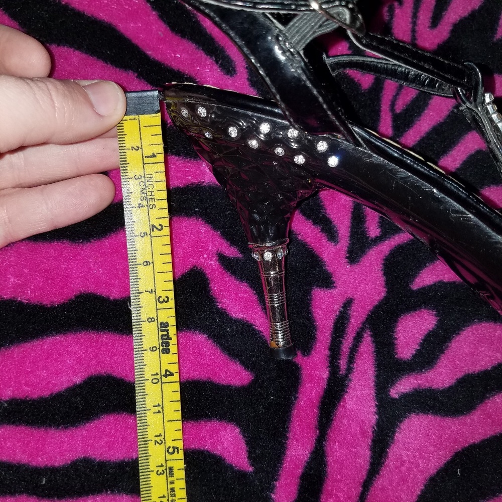 💎Rhinestone Heels☆ Size 8💎 Bling - Picture 11 of 12